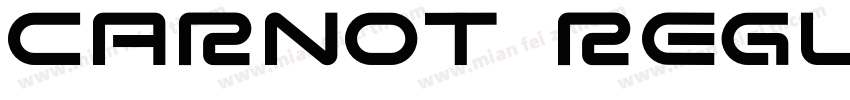 Carnot Regular字体转换